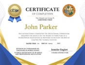 HOA Board Certification Trainig - J.Parker