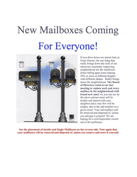 New Mailboxes